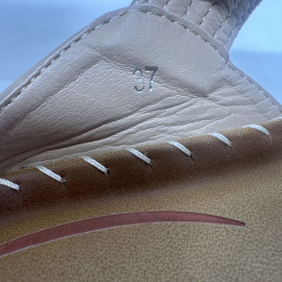 Harence Summer Casual Boho Flat Sandals Beach Comfortable Beaded Braided Sz 6.5 - Picture 8 of 13